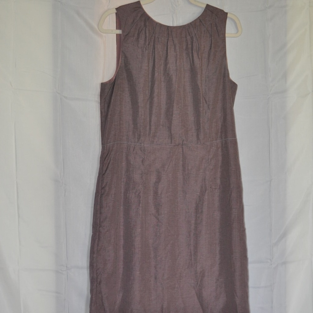 Loft smoky plum shift dress size 14